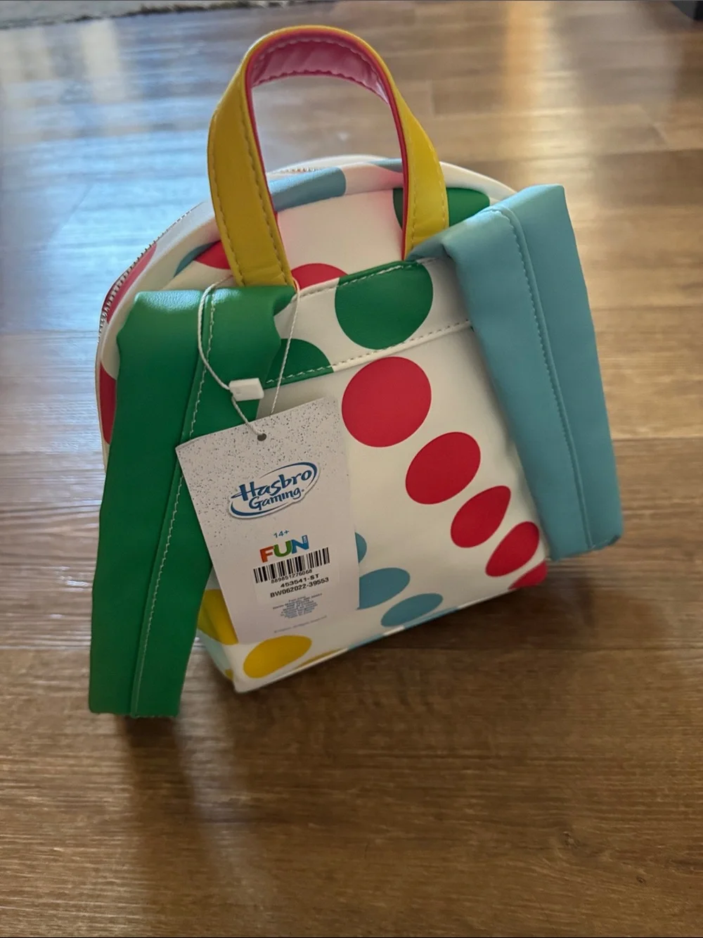 NWT Hasbro Gaming backpack Twister Kids Polka Dot Backpack